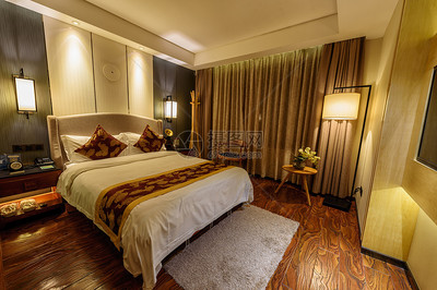 商務酒店客棧床圖片素材下載指南